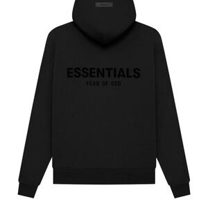 Fear of God Essentials Black Hoodie